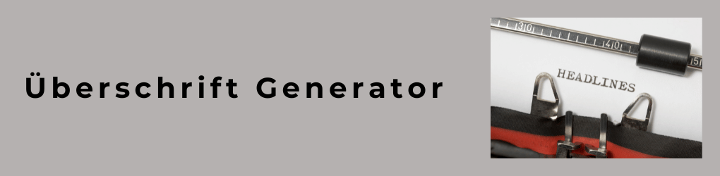überschrift generator